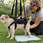 Bladder Management After FCE terrier with bladder relief